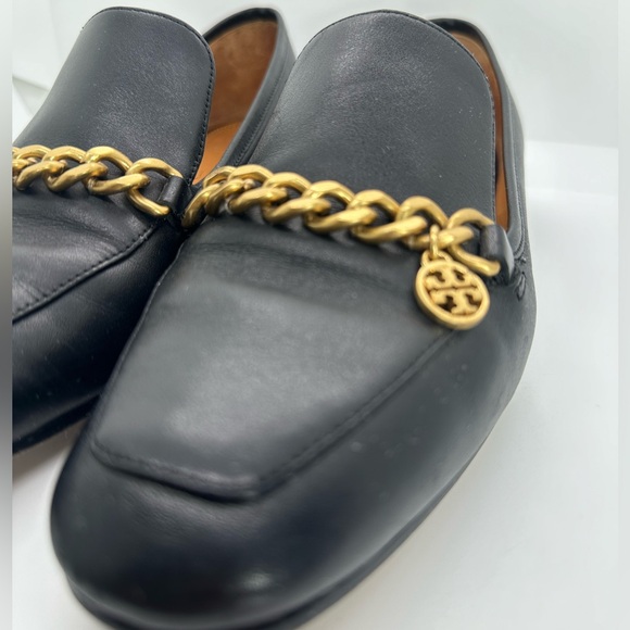 Tory Burch Mini Benton Leather Loafers Black Women's Size 7M - Picture 4 of 16